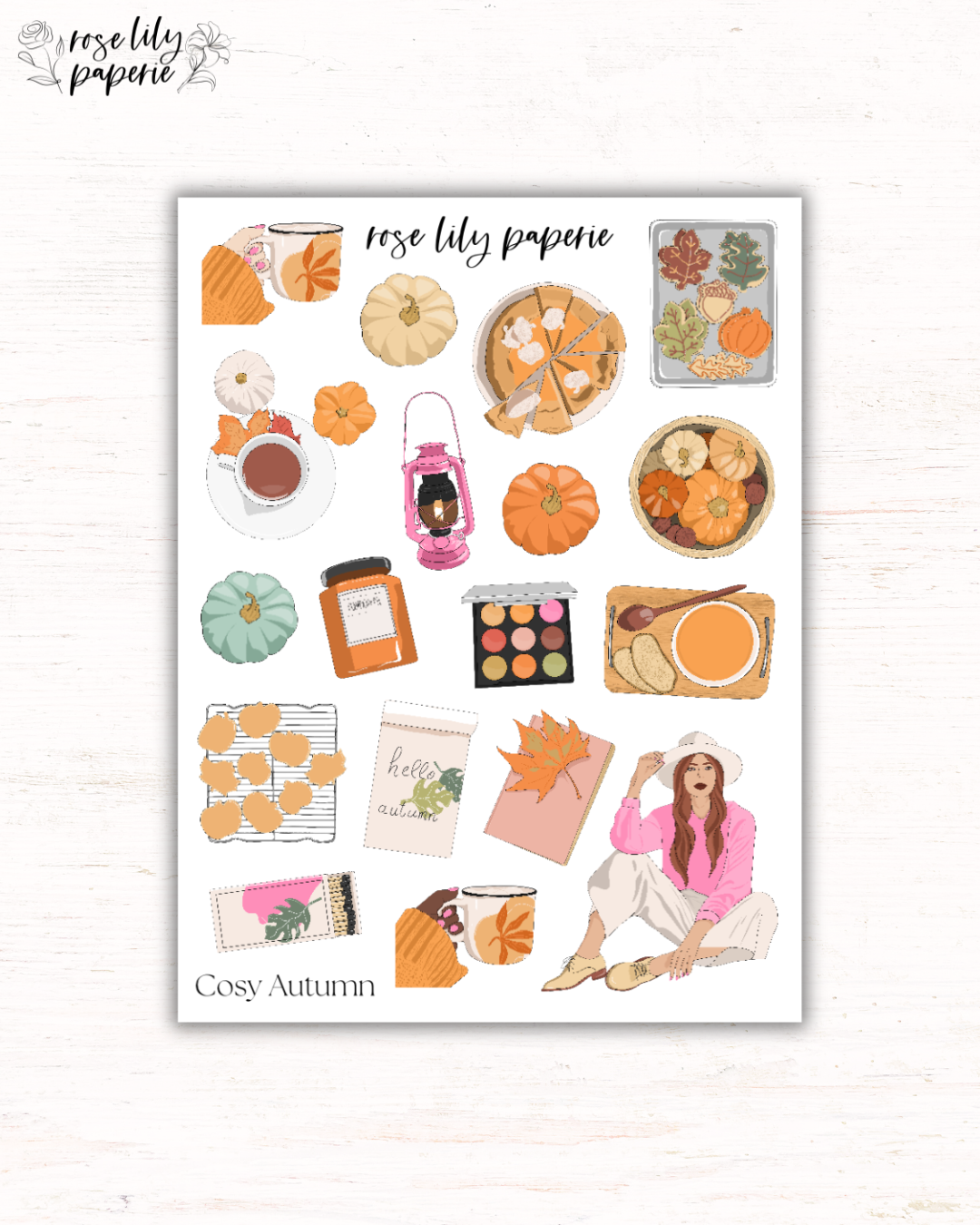 Cosy Autumn Sticker Sheet