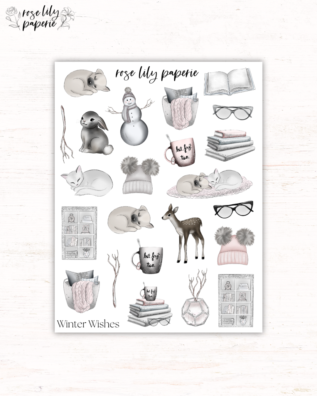Winter Wishes Sticker Sheet