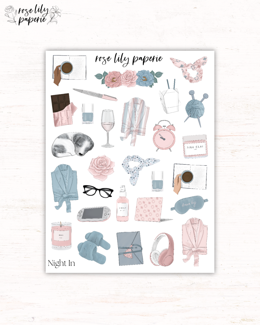 Night In Sticker Sheet