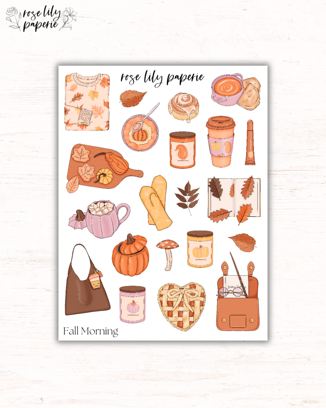 Fall Morning Sticker Sheet