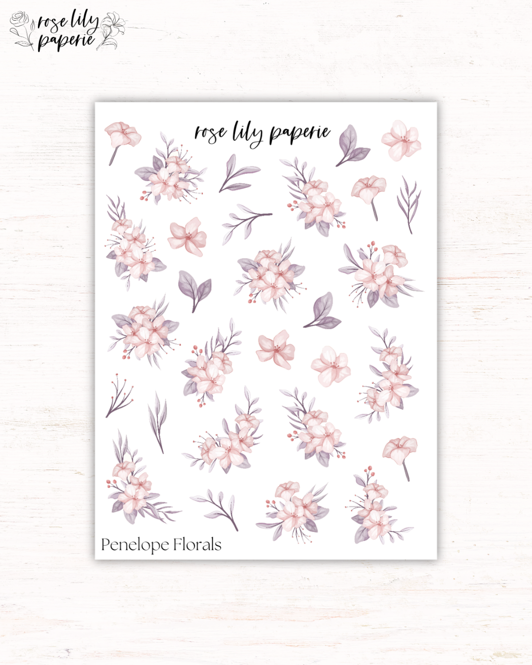 Penelope Florals Sticker Sheet