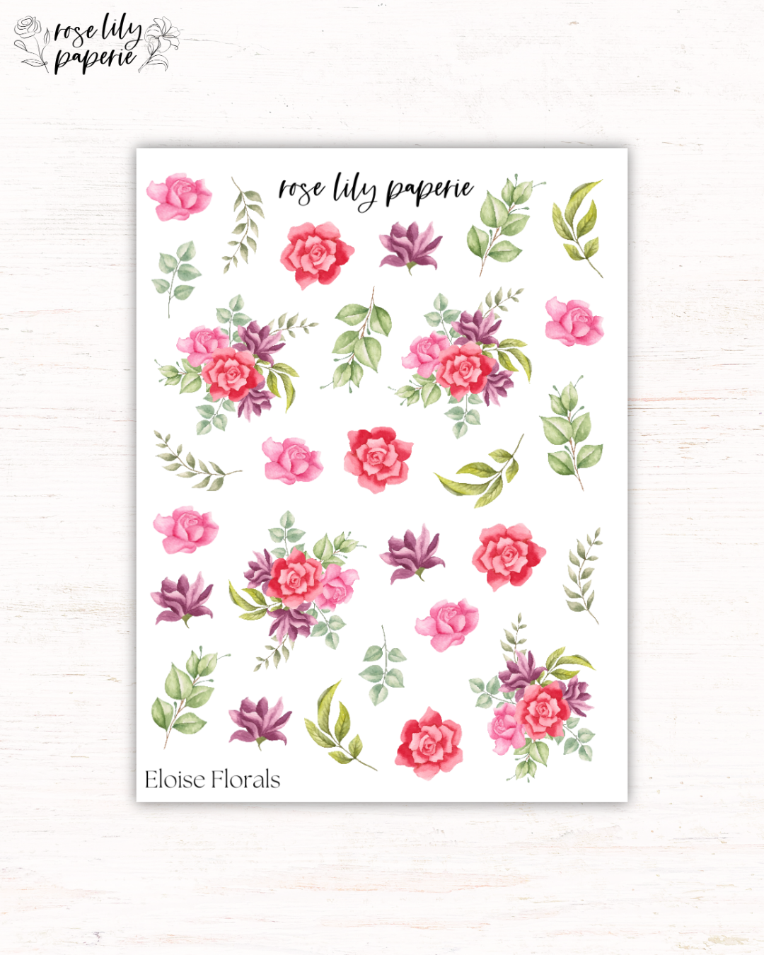 Eloise Florals Sticker Sheet