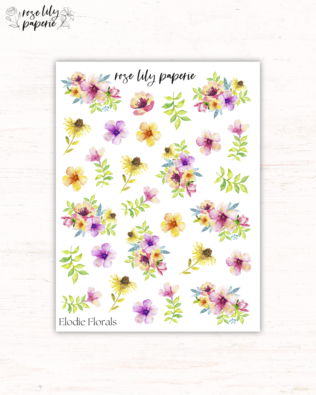 Eloise Florals Sticker Sheet