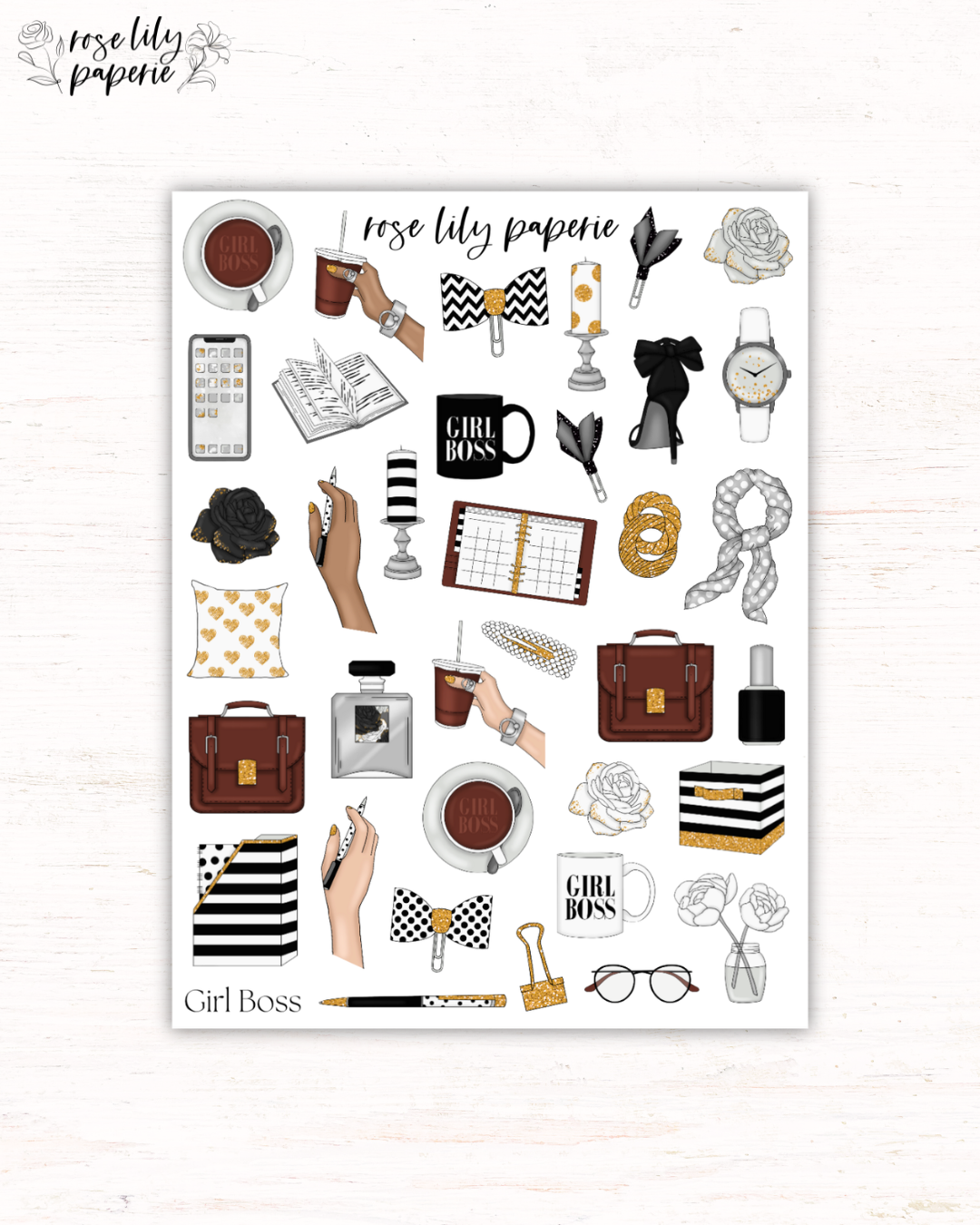 Girl Boss Sticker Sheet