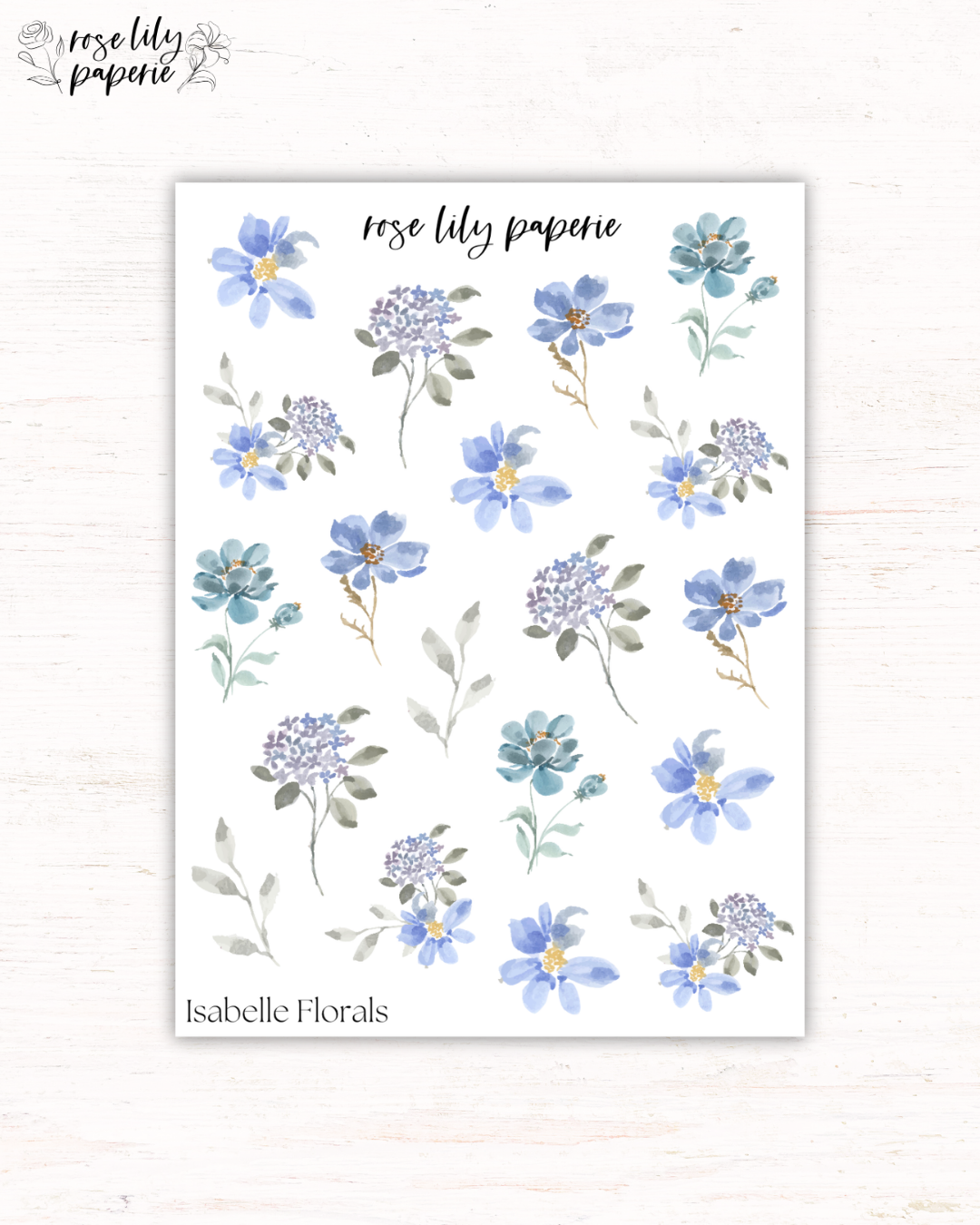Isabelle Florals Sticker Sheet