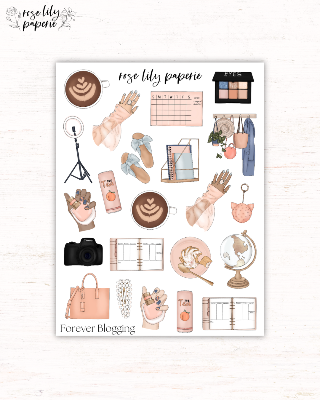 Forever Blogging Sticker Sheet