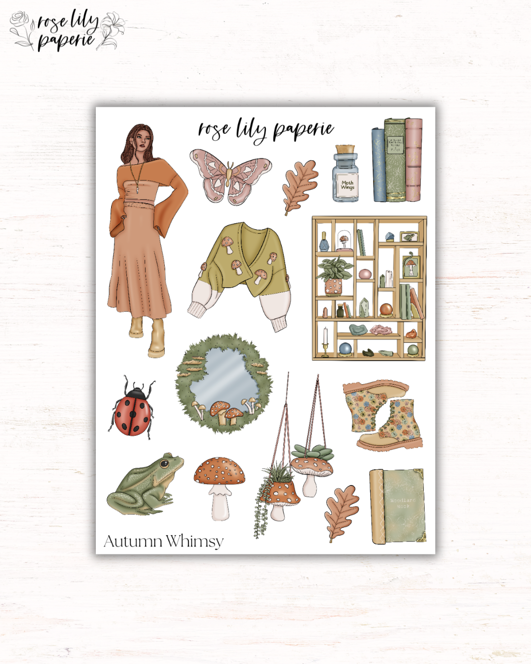 Autumn Whimsy Sticker Sheet
