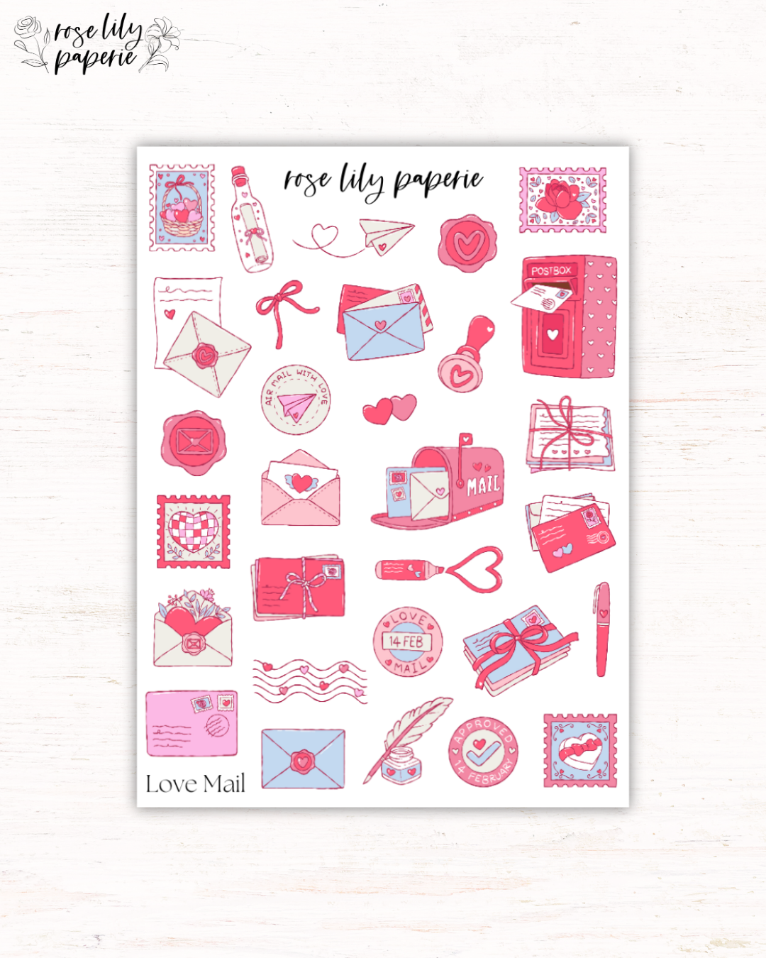 Love Mail Sticker Sheet