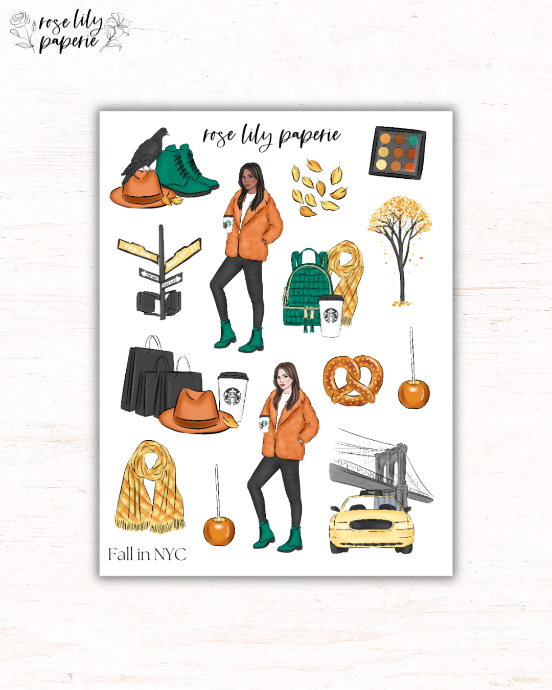 Fall In NYC Sticker Sheet