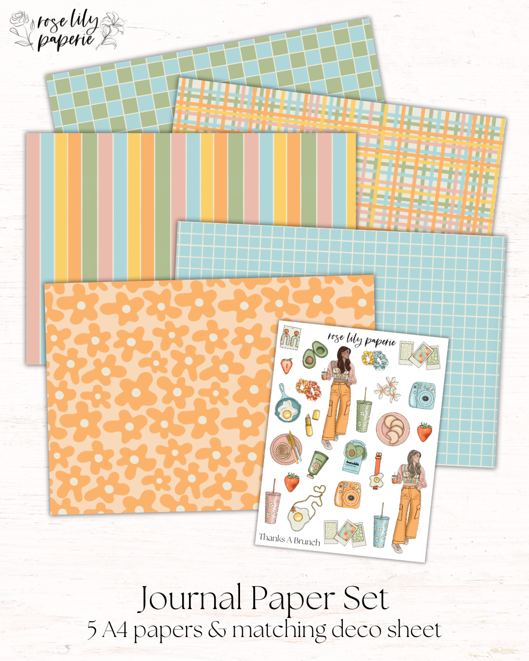 Thanks A Brunch Journal Set