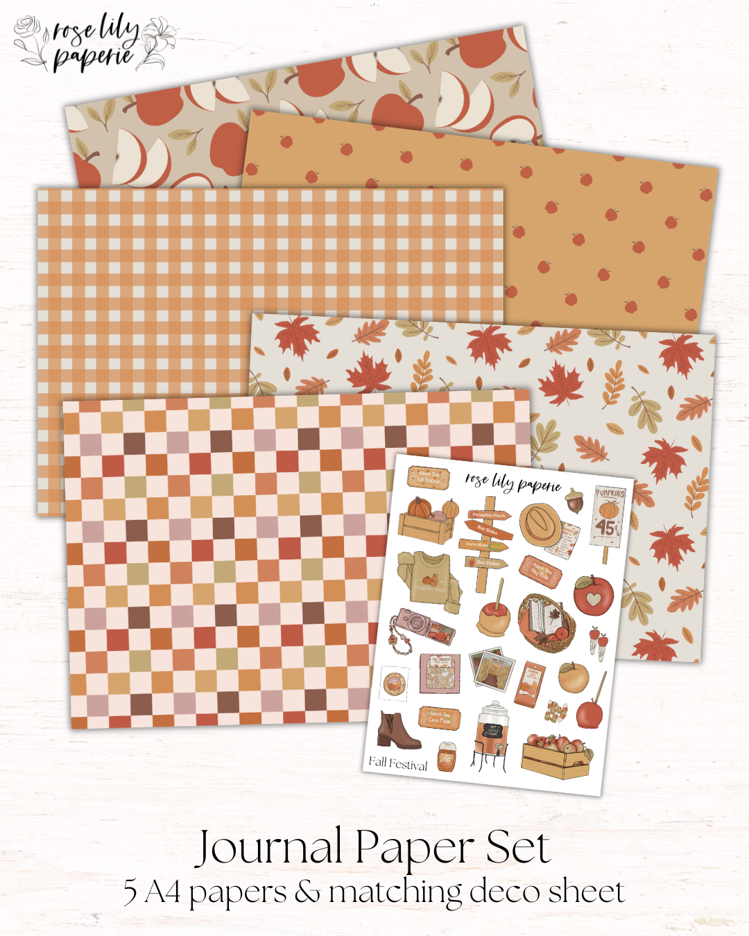 Fall Festival Journal Set