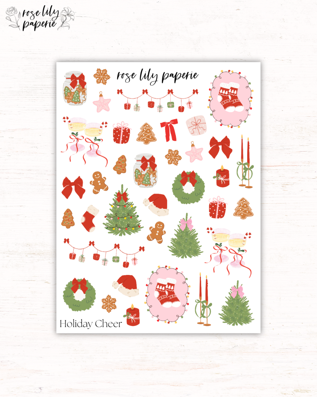 Holiday Cheer Sticker Sheet
