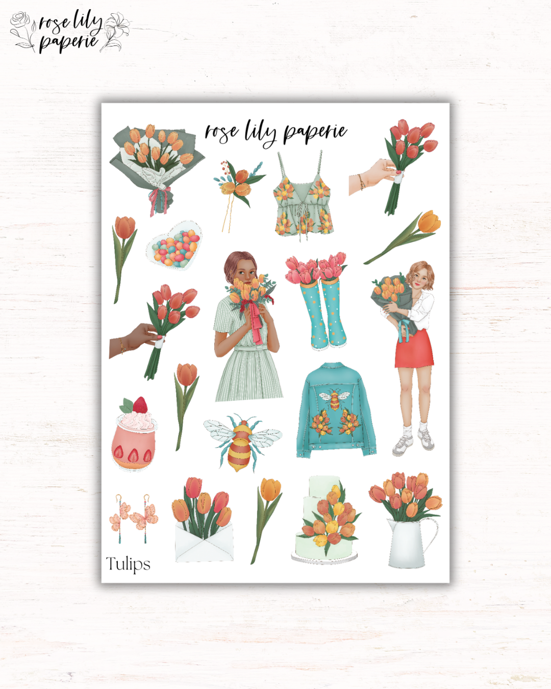 Tulips Sticker Sheet