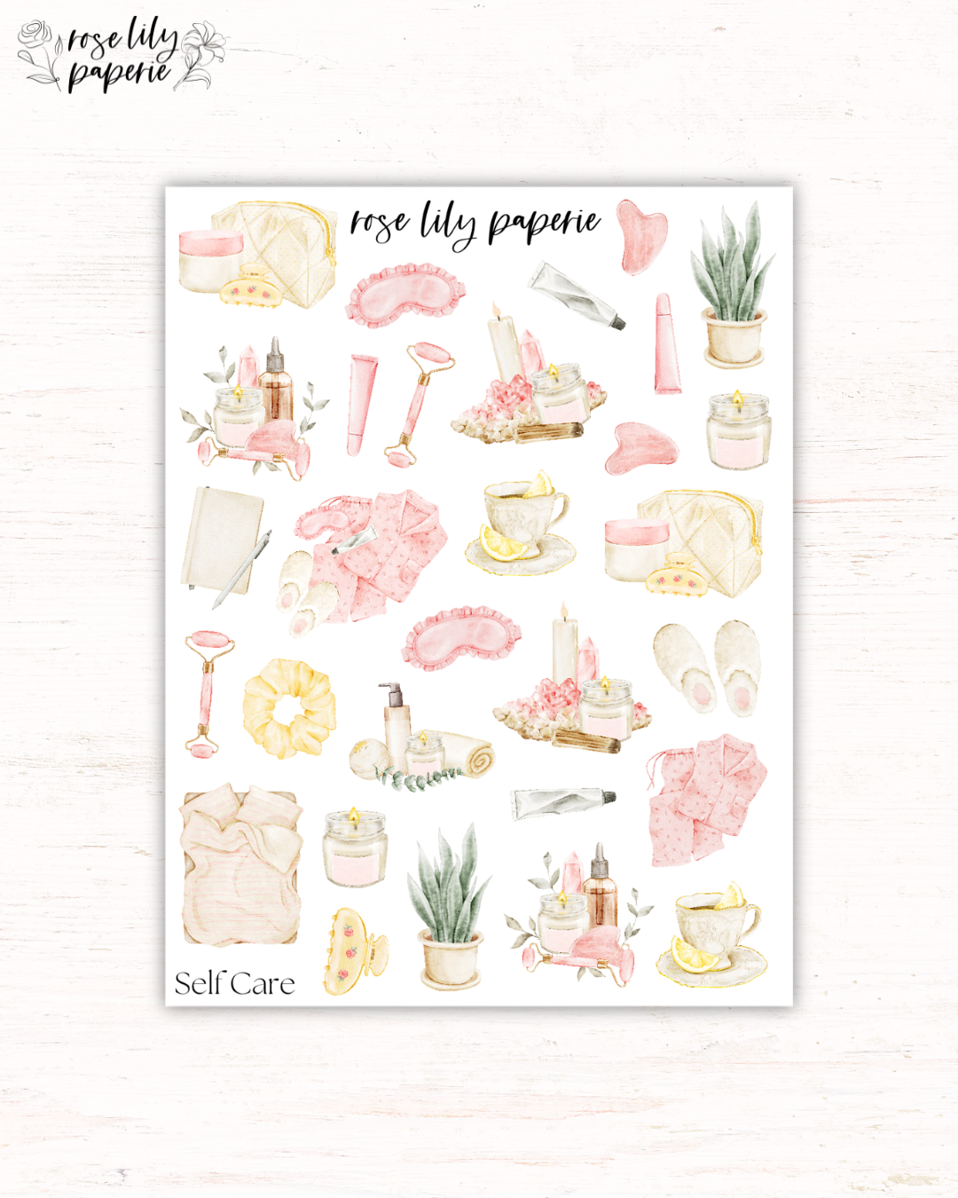 Self Care Sticker Sheet