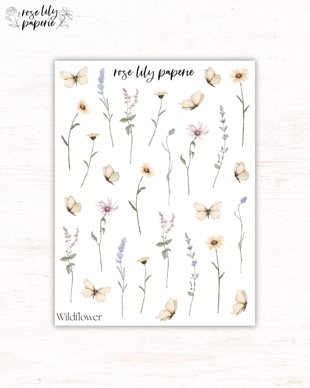 Wildflower Sticker Sheet