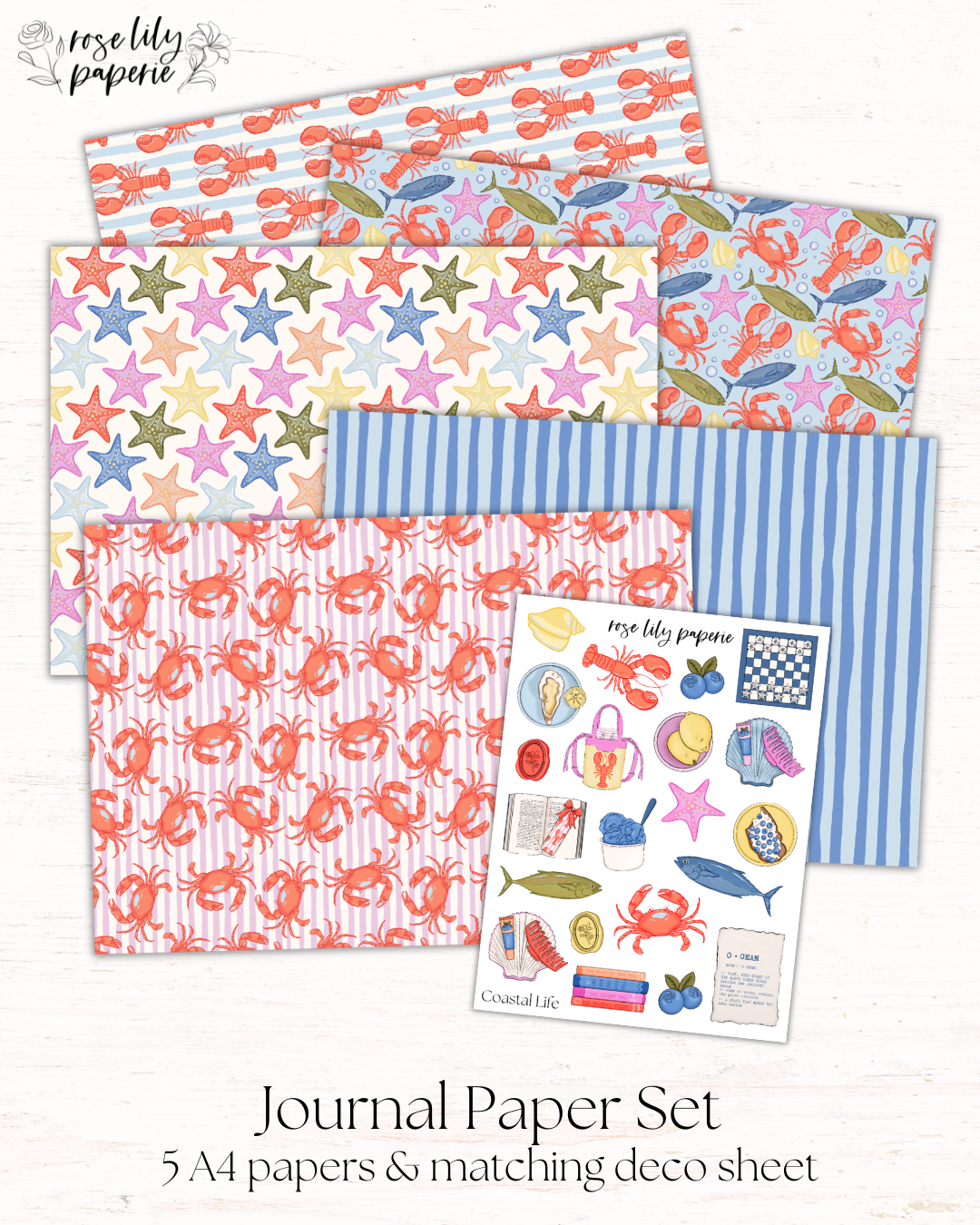 Coastal Life Journal Set