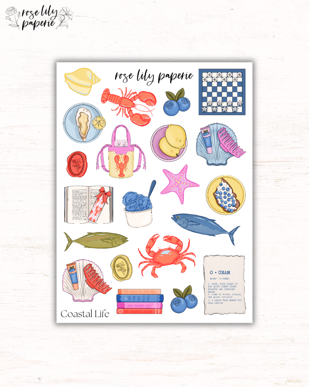 Coastal Life Sticker Sheet