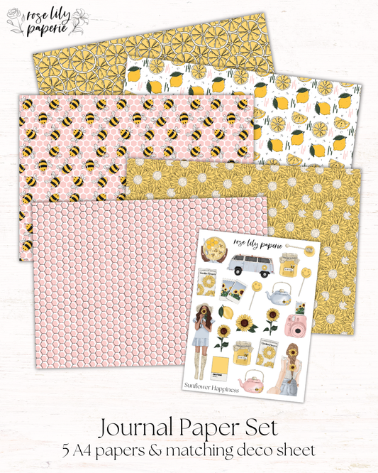 Sunflower Happiness Journal Set