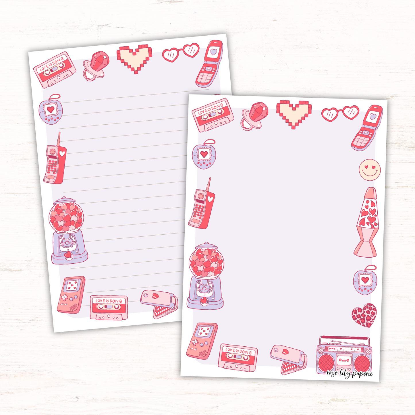 Valentines Nostalgia Writing Papers