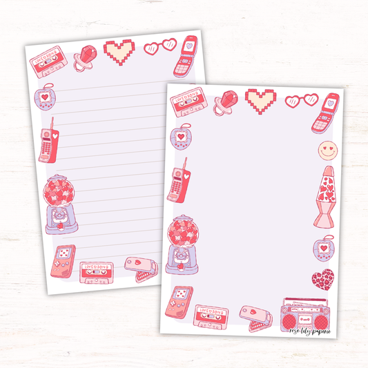 Valentines Nostalgia Writing Papers