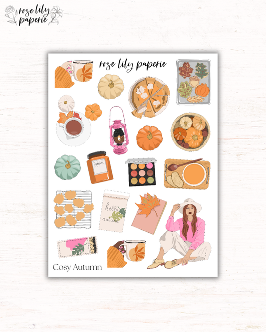 Cosy Autumn Sticker Sheet