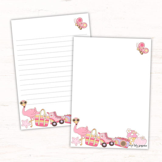 Flamingo Summer Writing Papers