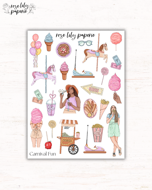 Carnival Fun Sticker Sheet