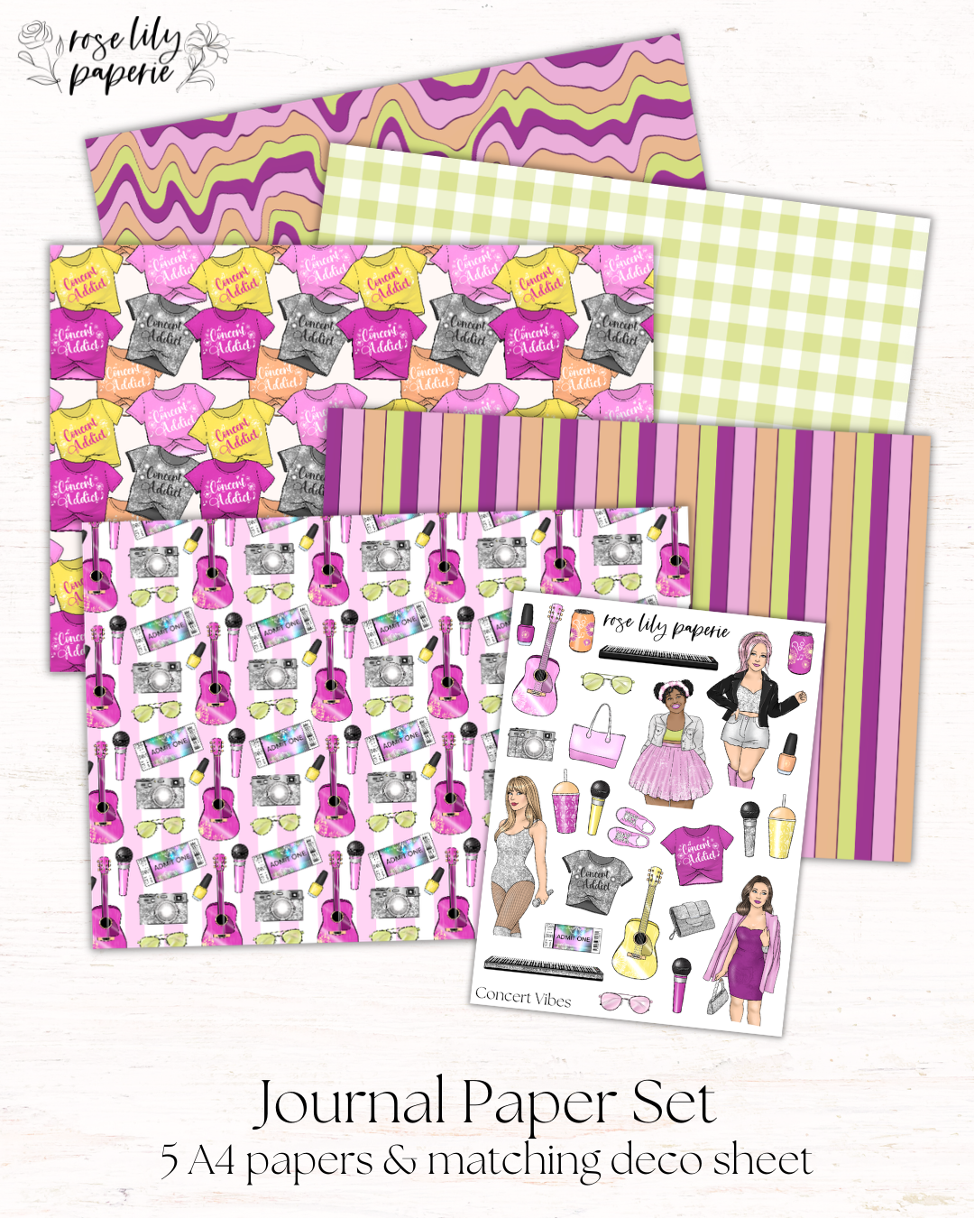 Concert Vibes Journal Set