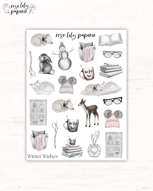 Winter Wishes Sticker Sheet