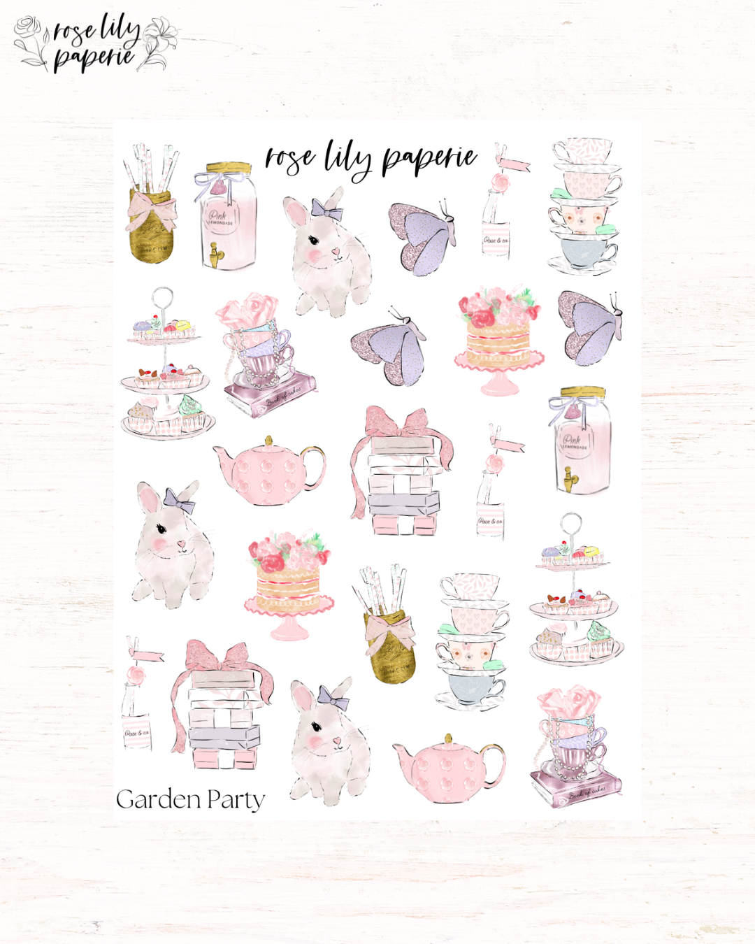 Garden Party Sticker Sheet
