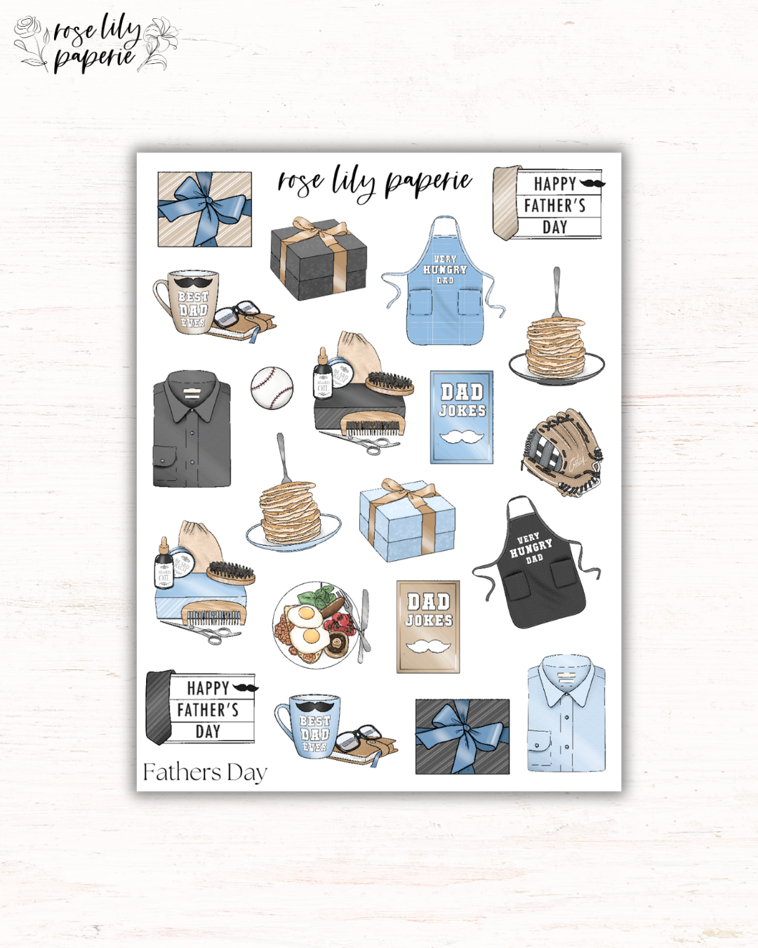 Fathers Day Sticker Sheet
