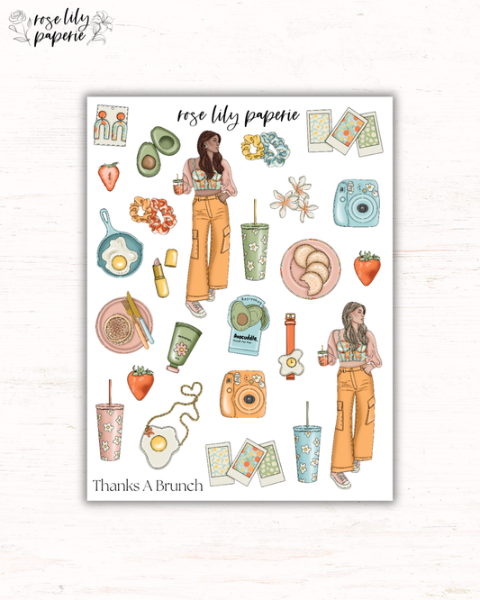 Thanks A Brunch Sticker Sheet