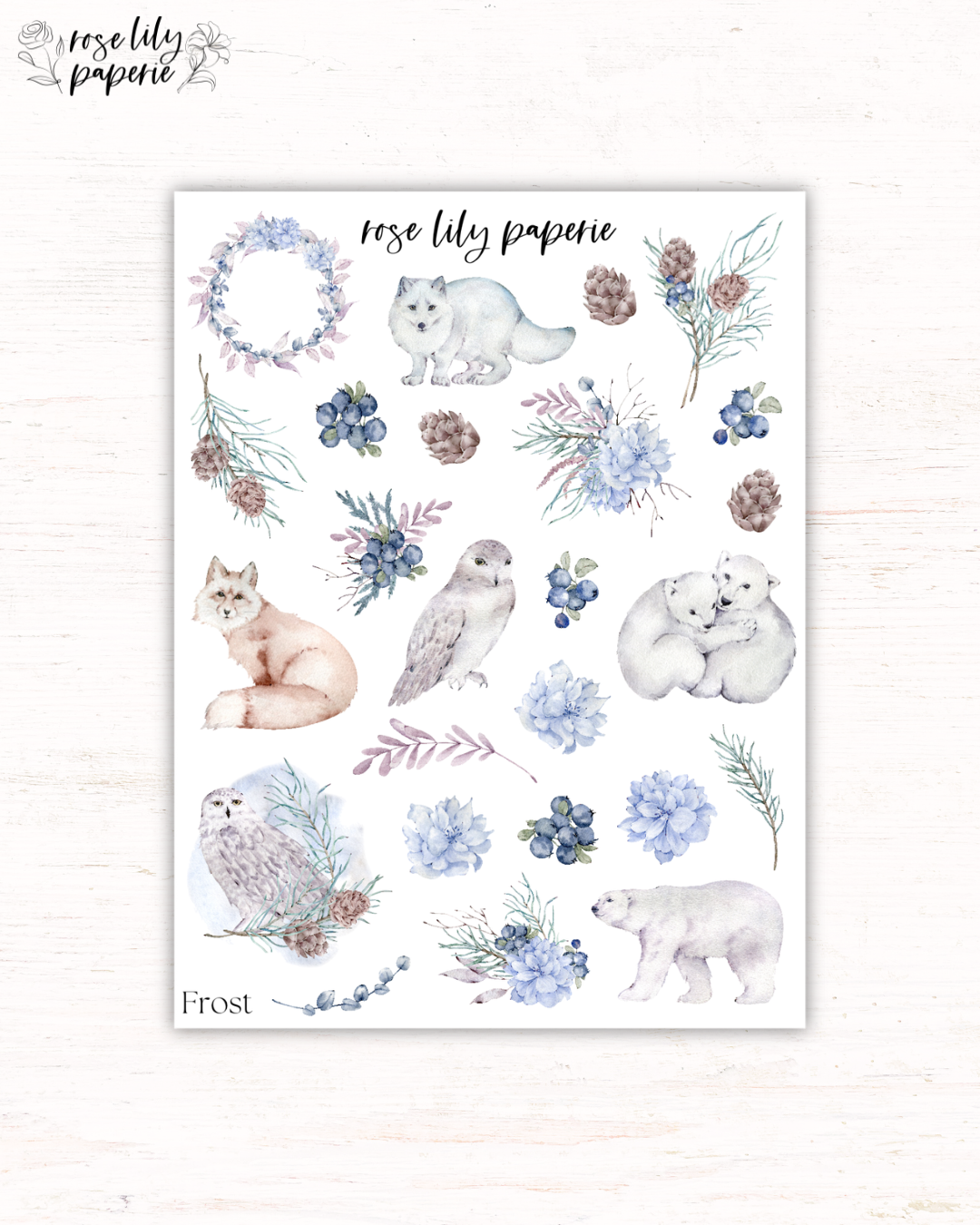 Frost Sticker Sheet