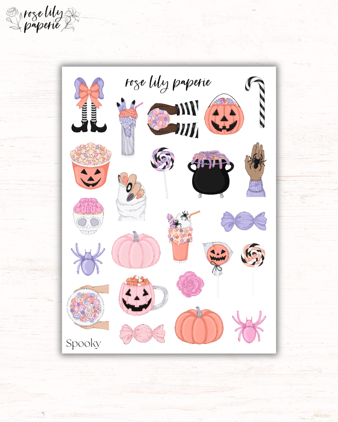 Spooky Sticker Sheet