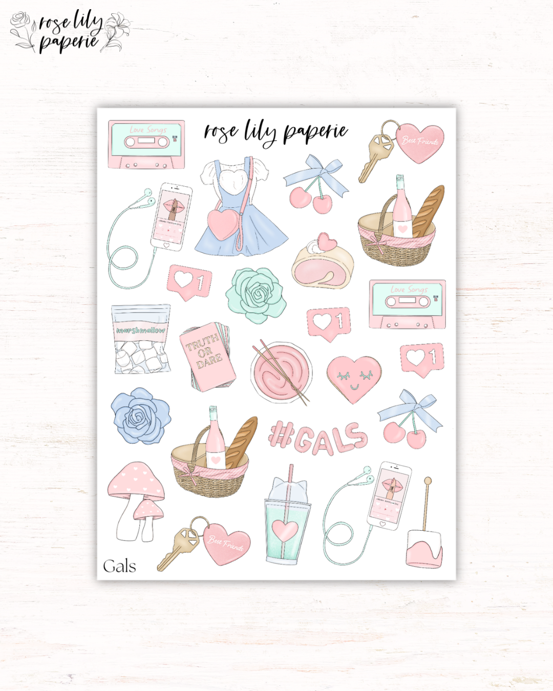 Gals Sticker Sheet