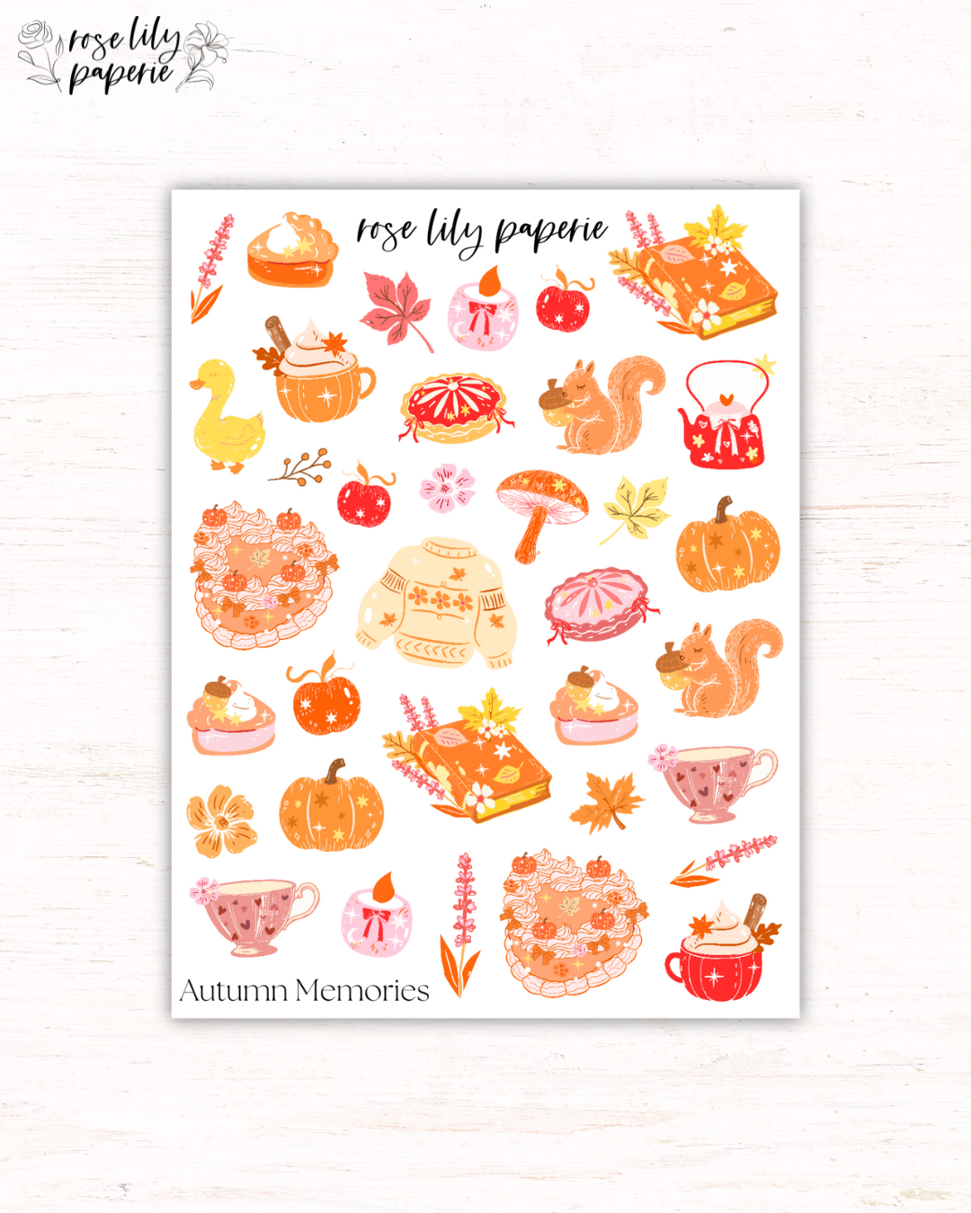 Autumn Memories Sticker Sheet