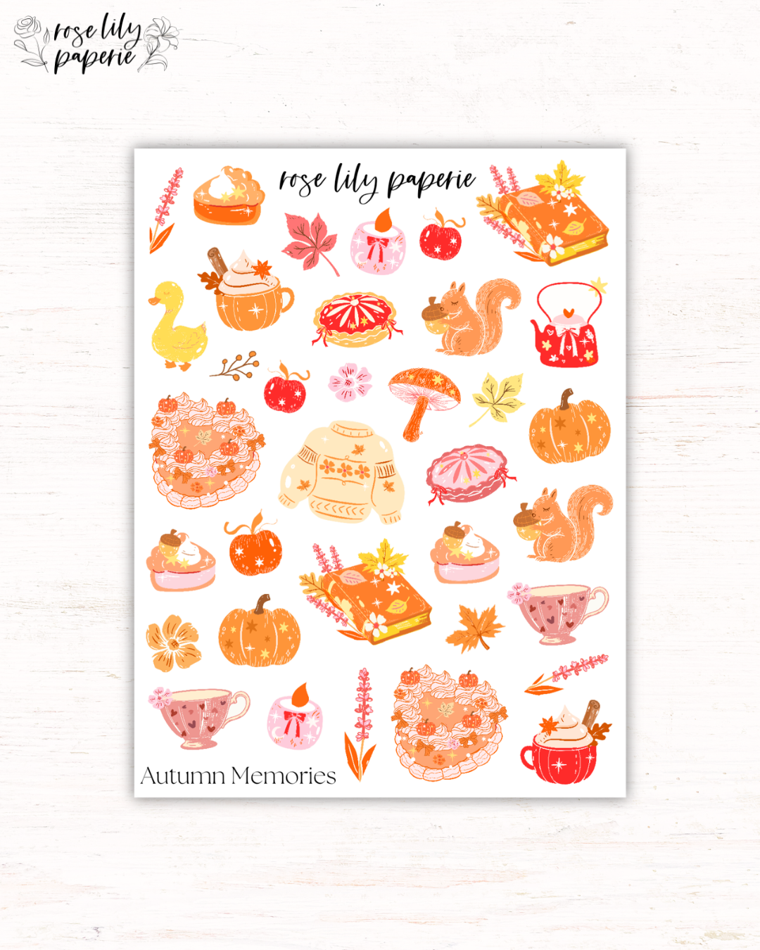 Autumn Memories Sticker Sheet