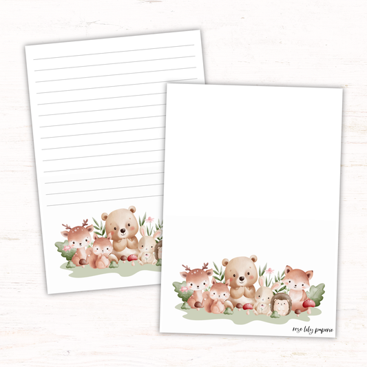 Fall Woodlands Writing Papers