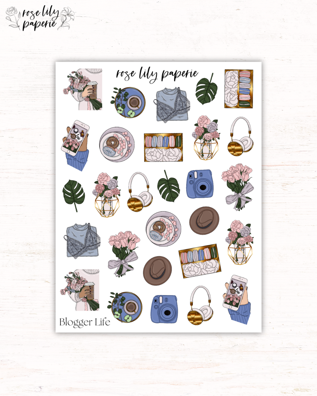 Blogger Life Sticker Sheet