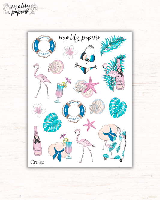 Cruise Sticker Sheet