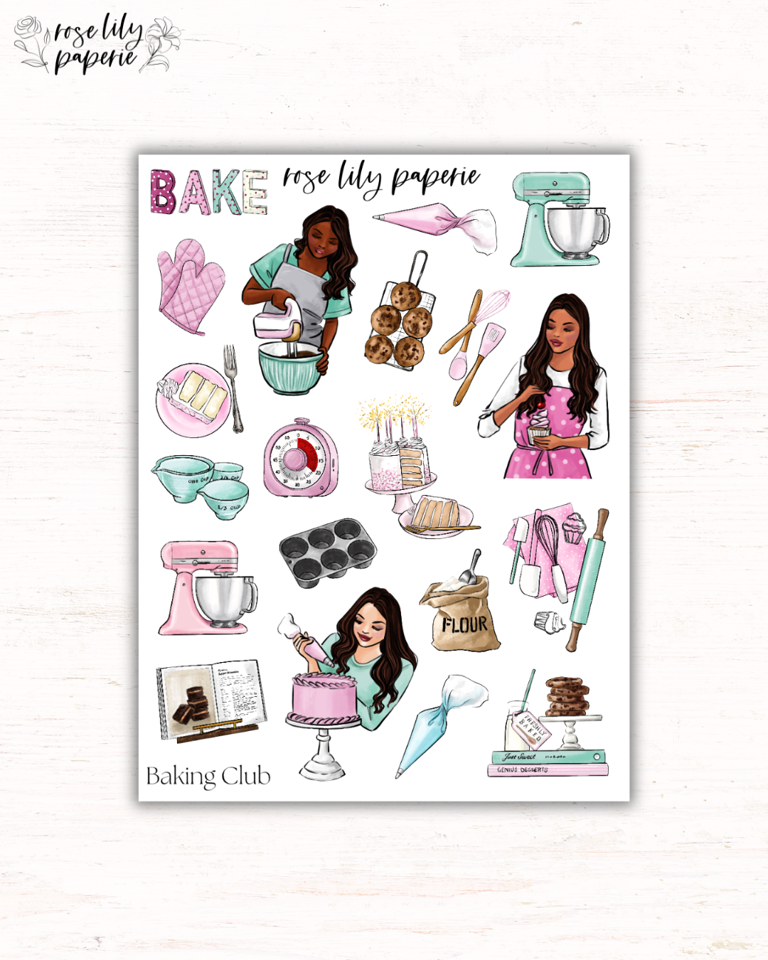 Baking Club Sticker Sheet