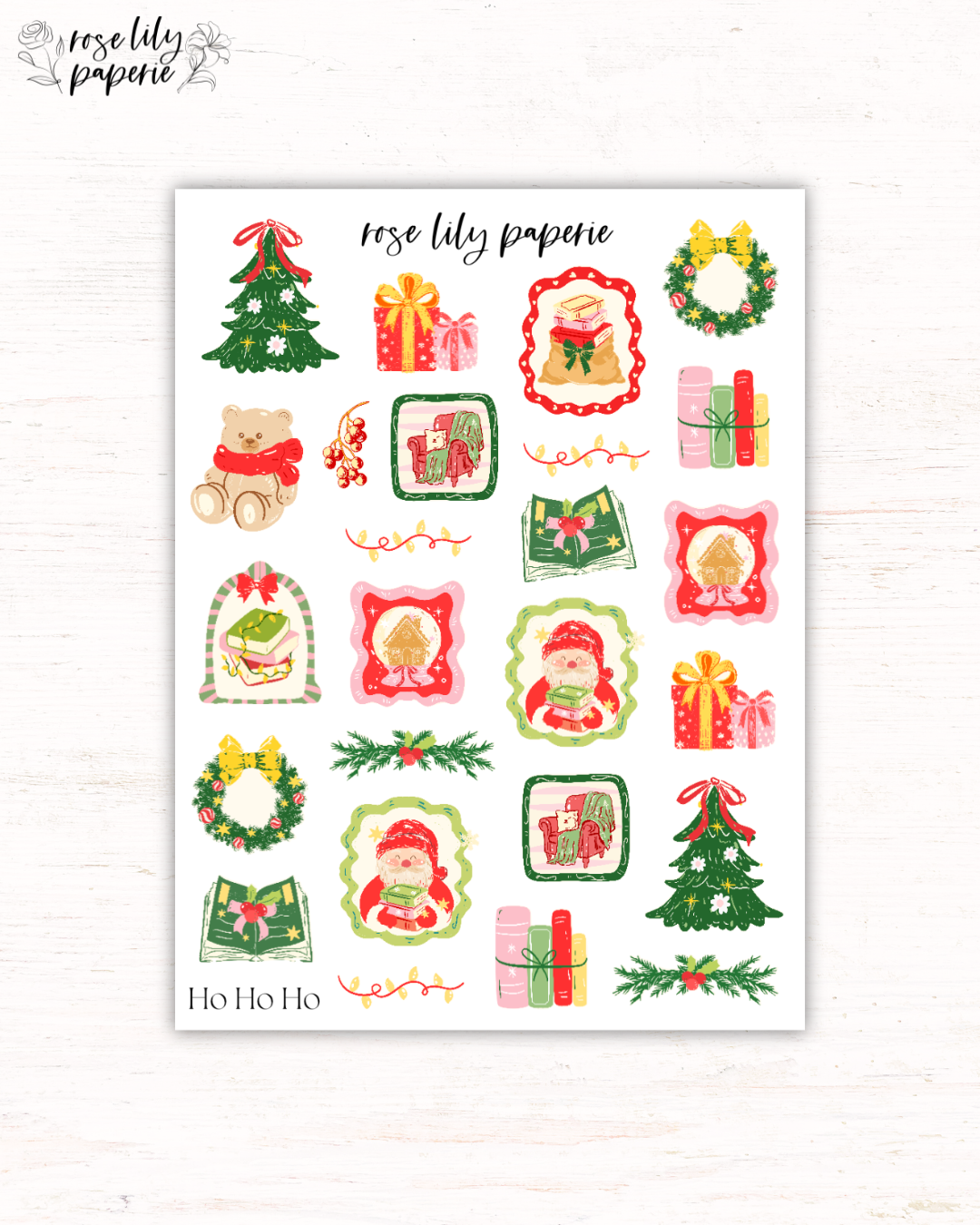 Ho Ho Ho Sticker Sheet