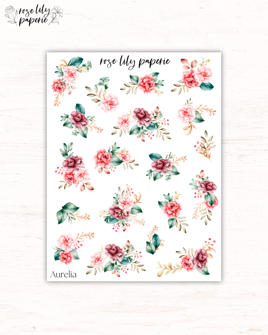 Aurelia Sticker Sheet