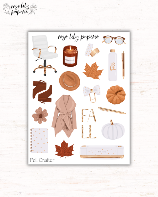 Fall Crafter Sticker Sheet