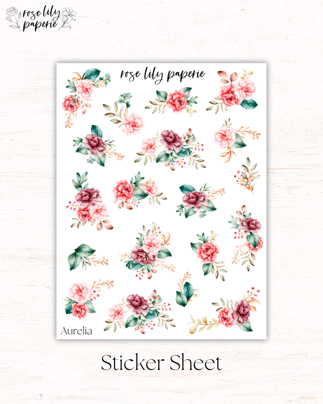 Aurelia Sticker Sheet