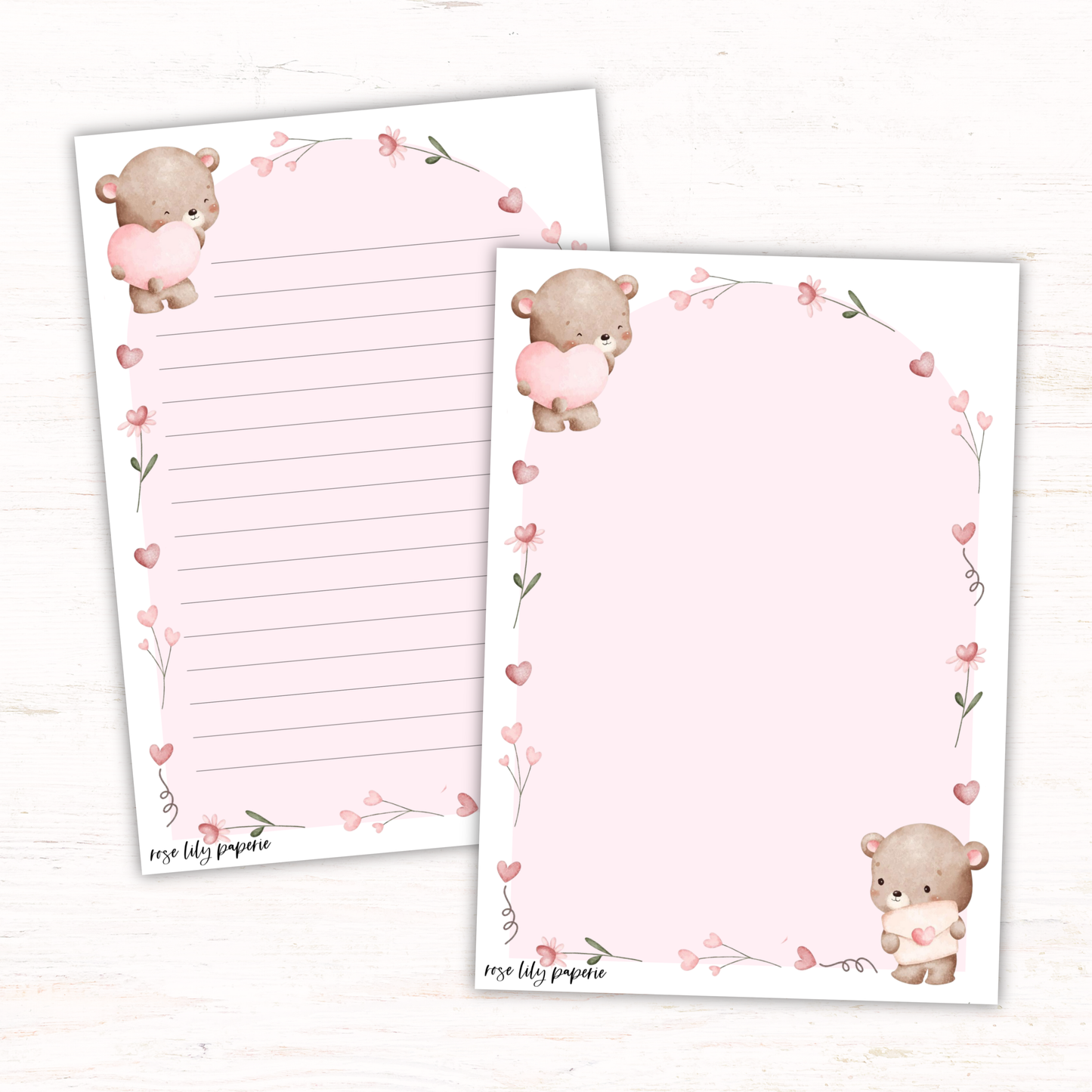 Love Letters Writing Papers