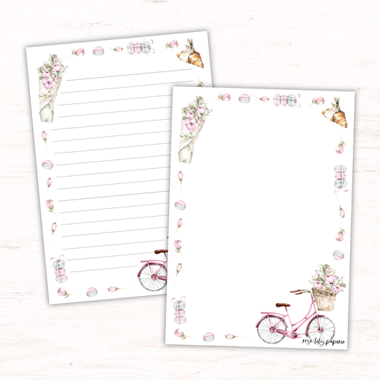 Spring In Paris Writing Papers