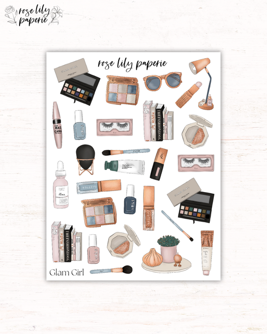 Glam Girl Sticker Sheet