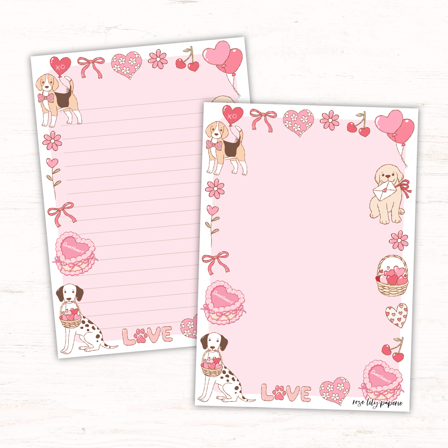 Sweetheart Writing Papers