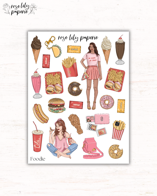 Foodie Sticker Sheet